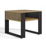 Mini - table basse carré industrielle - 58x58x50 - table basse avec étagère Mini - table basse carré industrielle - 58x58x50 - table basse avec étagère