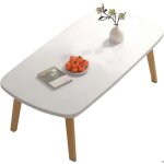 Mini table basse pliante - toys s - table avec pieds pliables pour petit espace - 80 x 50 x 44 cm - blanc ...