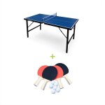 Mini table de ping pong intrieure pliante avec 4 raquettes et 6 balles mini table de ping pong intrieure ...