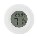Mini thermom�tre lcd - reptile - humidim�tre - 25mm - blanc - pr�cision �1�c