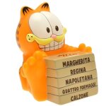 Mini tirelire - garfield - marron - pvc - hauteur 9 cm - adulte mixte