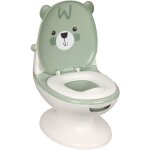 Mini toilettes pour b�b� - bambisol - ourson - vert amande