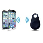 Mini traceur gps pour huawei p40 smartphone bluetooth porte - clefs chat chien tracker (noir)