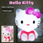 Mini veilleuse led hello kitty 3d pour chambre denfant lampe � capteur d�coration de chambre �clairage ...