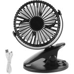 Mini ventilateur - usb - portable - silencieux - rotation 360 - 2 vitesses