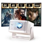 Mini vid�oprojecteur - bazarland30 - hy350max - full hd 1080p - android 14 - wifi 6 bluetooth 5. 4