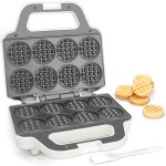 Mini waffle maker fer � gaufres pour enfants fait des petites gaufres de 8 x 5cm petit gaufrier compact ...