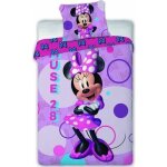 Parure de couette - homerokk - minnie disney - 140 x 200 cm - drap housse 90 x 190 cm - bleu marine
