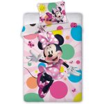 Ensemble housse de couette simple minnie mouse dotty - disney - taille europenne - rose et noir - motif ...