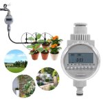 Minuterie darrosage automatique - �nergie solaire - lcd - programmable - �conomie deau - jardin