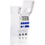 Minuterie programmable - xvx - 16 cycles on / off - alimentation de secours - plastique dur - int�rieur ...