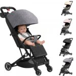 Mipan. poussette combin�e 2 en 1 - poussette multiple gris - pliable + inclinable - poussette canne compacte ...