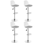 Mipan. tabouret de bar ergonomique - lot de 4 - r�glable (83 - 103cm) - design simple - pour �lot de ...