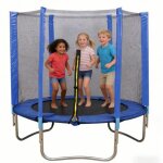 Mipan. trampoline ext�rieur 152cm - xxl trampoline ext�rieur rond avec filet de s�curit� - max:150kg