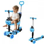 Mipan. trottinette 5 en 1 pour gar�ons avec dossier - avce roues led + si�ge amovible - pour gar�ons ...