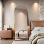 Miroir arqu� pleine longueur 162�53cm - miroir sur pied - design contemporain - grand miroir - cadre ...