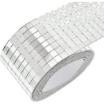 Miroirs carreaux de mosa�que auto - adh�sif autocollant mini carr� en verre d�coratif artisanat diy accessoire ...