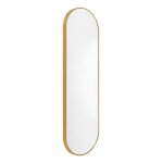 Miroir déco mural - jaipur - 100cm - or - ovale - design contemporain Miroir déco mural - jaipur - 100cm - or - ovale - design contemporain