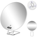 Miroir grossissant - sightmark - grossissement 40 fois - pivotal 360� - rond - 165x35 cm - m�tal - brillant ...