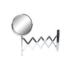 Miroir grossissant x5 mural 14cm argent Miroir grossissant x5 mural 14cm argent