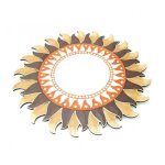 Miroir - maison du monde - soleil - 60 cm - mdf et verre - d�coration murale