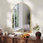 Miroir mural 41 x 61 cm miroir darche avec cadre en m�tal miroir d�coratif pour salle de bain chambre ...