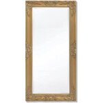Miroir mural pour chambre salle de bain style baroque 100 x 50 cm dor� [626]