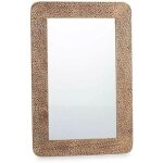Miroir mural - gift decor - marron - bois de manguier - 90 x 60 cm - style contemporain Miroir mural - gift decor - marron - bois de manguier - 90 x 60 cm - style contemporain