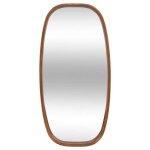 Miroir ovale jasna bois 80x40cm - atmosphera cr�ateur dint�rieur