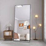 Miroir pleinemiroir sur piedmiroirmiroir mural180x80 cm - avec support - rectangle - cadre en alliage ...