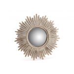 Miroir soleil agathe petit mod�le 20 cm - amadeus or - d�coration murale - rond - int�rieur - adulte