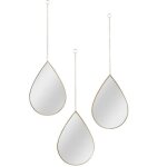 Miroir - home deco factory - sixte - suspendu - goutte - dor�