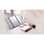 Miroir triptyque lumineux avec support