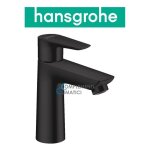 Miscelatore hansgrohe talis e lavabo 110 nero opaco monocomando con salterello 71710670