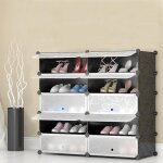Miss armoire penderie rangement etagère à chaussures modulable diy 10 cubes Miss armoire penderie rangement etagère à chaussures modulable diy 10 cubes