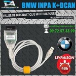 Mister diagnostic interface diagnostique inpa k + dcan - k - can pour bmw & mini - scanner valise obd2 ...