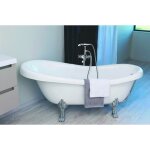 Mitigeur pour baignoire lot getto - ondee - laiton chrom - h100cm