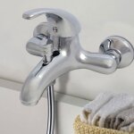 Mitigeur bain douche - chromé - laiton - entraxe 150mm - saillie 175mm - aérateur 28l / min Mitigeur bain douche - chromé - laiton - entraxe 150mm - saillie 175mm - aérateur 28l / min