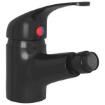 Mitigeur de bidet de salle de bain vidaxl noir - style moderne et durable - installation facile