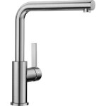 Mitigeur cuisine bec orientable 360� blanco lanora inox bross� massif
