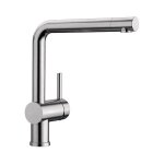 Mitigeur cuisine blanco linus inox bross - pivotant - cartouche cramique - flexibles de raccordement ...