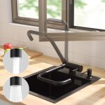 Cecipa mitigeur cuisine rabattable noir robinet cuisine pliable avec 2 jets aux choix mitigeur de cuisine ...
