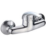 Mitigeur de douche - edouard rousseau - cardiff - design compact - installation murale standard - chrom ...