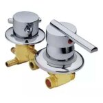 Mitigeur de douche r�tro - pzcc - cuivre pur - entr�e 2 voies - sorties 2 - 5 voies - c�ramique haute ...