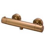 Luisa mitigeur douche thermostatique cuivre bross essebagno