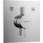 Mitigeur encastrable - hansgrohe - duoturn e - contrôle du débit - set de finition plat Mitigeur encastrable - hansgrohe - duoturn e - contrôle du débit - set de finition plat
