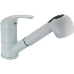 Mitigeur devier blanc � douchette pola by eurosanit