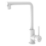 Robinetterie cuisine pure ii mitigeur vier blanc essebagno