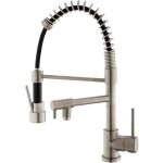 Mitigeur devier chef double sortie inox bross� oasis by eurosanit