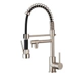 Robinetterie cuisine big pro mitigeur vier  douchette mobile faon inox essebagno